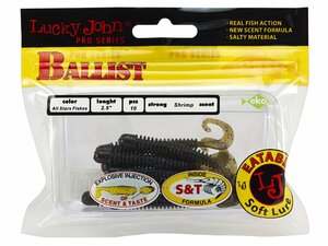 Твистеры съедобные LJ Pro Series BALLIST 2.5in (06.30)/S21 10шт., фото 4