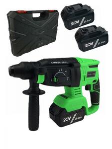 Перфоратор аккумуляторный Zitrek Destroyer Pro (20В, Li-Ion аккумулятор 4 Ач - 2шт, ЗУ, кейс) 063-4063, фото 1