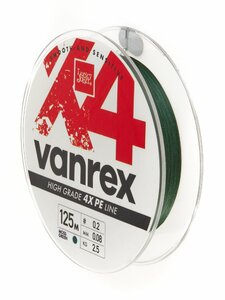 Леска плетёная Lucky John Vanrex х4 BRAID Moss Green 125/008, фото 4