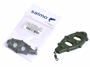 Груз Salmo с вертл. TURTLE SWIVEL green 080г, фото 2