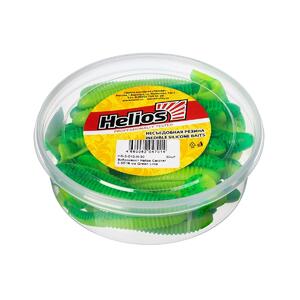 Виброхвост несъедоб. Catcher 3,55"/9 см Green Lime 30шт. (HS-2-010-N-30) Helios, фото 2