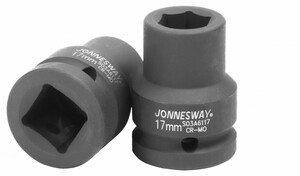 JONNESWAY S03A6117 Головка торцевая ударная 3/4"DR, 17 мм, фото 1