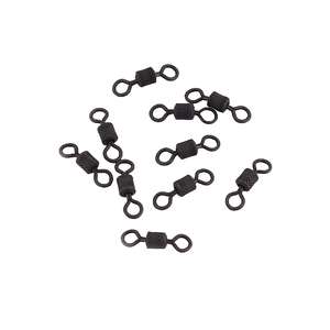Вертлюг Namazu Pro ROLLING RIBBED SWIVEL, латунь, цв. Carbon, р. 3, test-35 кг (уп. 10 шт.), фото 4