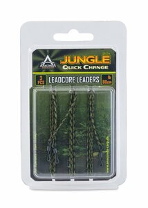 Поводки карп. из ледкора Anaconda QC Jungle Green быстросъёмн. 60lb 80см 3шт., фото 2
