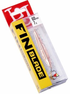 Блесна вертикал. зим. Lucky John FIN Blade с цеп. и kр. 60мм C блистер, фото 3