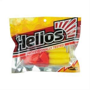 Твистер Credo Double Tail 3,54"/9 см Yellow RT 5шт. (HS-28-038) Helios, фото 3
