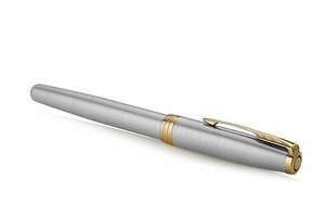 Parker Sonnet Core - Stainless Steel GT, перьевая ручка, F, BL, фото 3