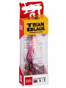Блесна вращающаяся Lucky John TRIAN BLADE LONG 09.0г 006, фото 3
