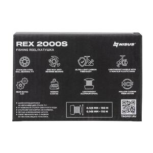 Катушка REX 2000S 7+1 подшип (N-R2000S) Nisus, фото 13