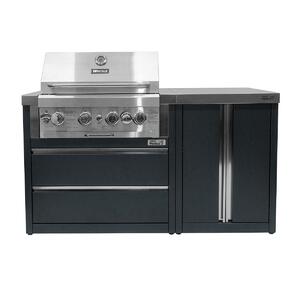Модуль уличной кухни SMART-900 Шкаф c газовым грилем (HS-KU03-SHG900) Helios, фото 4