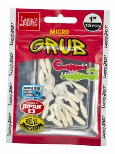 Твистеры съедобные искусственные LJ Pro Series MICRO GRUB 1,0in (02,50)/026 15шт., фото 4