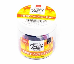 Слаги съедобные искусственные LJ Pro Series TIPSY WORM 2,3in (05.84)/T71 12шт., фото 4