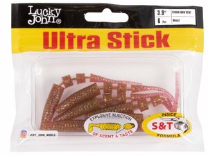 Слаги съедобные искусственные LJ Pro Series ULTRA STICK 3,9in (10.00)/S14 6шт., фото 4