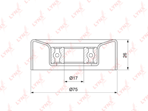 Ролик направляющий / приводной LYNXauto PB-7226. Для: Bmw, БМВ, 1(F20 / 21) 1.6 10> / 3(F30 / 1) 1.6 12>, Citroen, Ситроен, Berlingo(Берлинго) 1.6 09> / C3 II 1.4-1.6 09> / C4 I-II 1.4-1.6 08>., фото 2