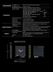 Плата видеозахвата AVMATRIX VC42 4CH HDMI PCIE, фото 11