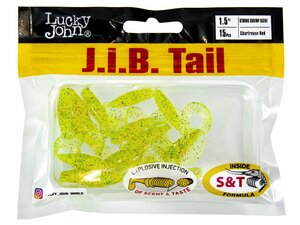Твистеры съедобные LJ Pro Series J.I.B TAIL 1.5in (03.80)/S15 15шт., фото 4