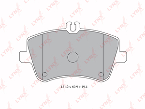 Колодки тормозные передние LYNXauto BD-5317. Для: MERCEDES-BENZ C230-320(W203) 00> / CLK200K-320(C209) 02>, фото 1