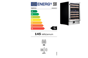 Винный шкаф Temptech WPQ60DCS, фото 6