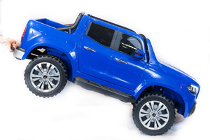 Детский автомобиль Toyland Mercedes Benz X-Class XMX 606 Синий, фото 4