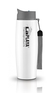 Термокружка LaPlaya Thermo Mug SS Strap (0,5 литра), белая, фото 1