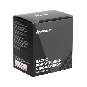 Насос портативный с фонариком (N-GR-107C4) NISUS, фото 15