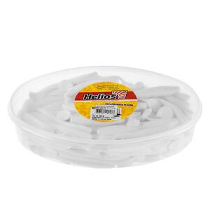 Виброхвост несъедоб. Zander 4"/10,2см White 100шт. (HS-36-001-N) Helios, фото 2