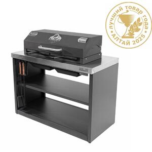 Модуль уличной кухни SMART-1200 Мангал-термо (HS-KU02-MT1200) Helios, фото 5