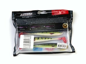 Виброхвосты LJ Pro Series 3D BASARA SOFT SWIM 12,70/PG01 4шт. 140404-PG10, фото 5