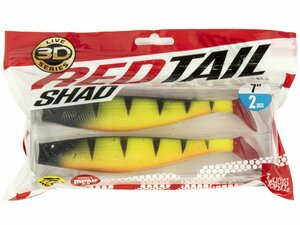 Виброхвосты LJ 3D Series RED TAIL SHAD 7.0in (17.80)/PG14 2шт., фото 4