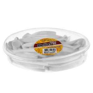 Виброхвост несъедоб. Trofey 5.5"/14см White 50шт. (HS-25-001-N) Helios, фото 2