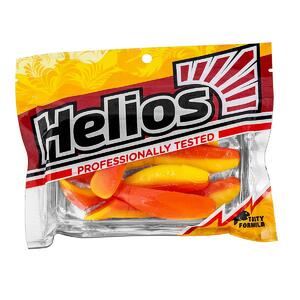 Виброхвост Chubby 3,55"/9 см Orange & Yellow 5шт. (HS-4-015) Helios, фото 2