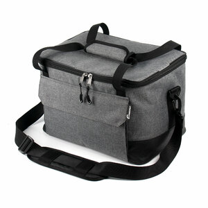 Сумка изотермическая СЛЕДОПЫТ Gray Line Pro, 23 л, цв. серый меланж, фото 2