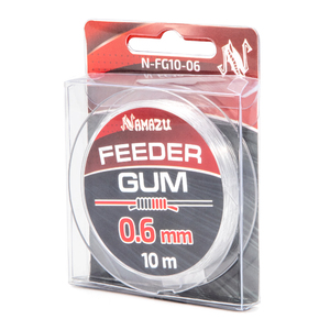 Фидергам Namazu FEEDER GUM, L-10 м, d-0,6 мм, прозрачный, фото 4