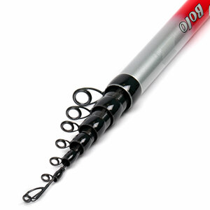 Удилище болонское телескопическое с кольцами BOB Nebula Carp Bolo, 6 м, тест до 80 г, фото 3