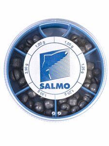 Грузила Salmo ДРОБИНКА PL 6 секц. крупн. 100г набор, фото 2