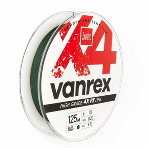 Леска плетёная Lucky John Vanrex х4 BRAID Moss Green 125/020, фото 4