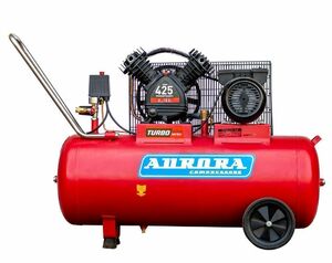 Компрессор Aurora CYCLON-100 TURBO ACTIVE SERIES, ресивер 100 л, 2,2 кВт, фото 4