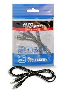 Кабель USB/Lightning AVS IP-521, 1 м, фото 2