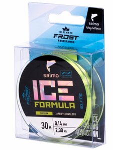 Леска моно. зим. Salmo Elite ICE FORMULA Fluo Yellow 030/014, фото 3