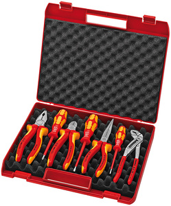 RED Electro 2 Чемодан c инструментом пластиковый VDE, 7 пр. KNIPEX KN-002115, фото 1