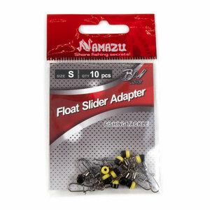 Крепеж для скользящего поплавка Namazu FLOAT SLIDER ADAPTER, цв. BN, р. S (уп.10 шт), фото 3