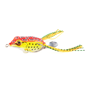 Лягушка-незацепляйка Namazu FROG с лепестком, 55 мм, 10 г, цвет 09, крючок-двойник YR Hooks (BN) #1/, фото 3