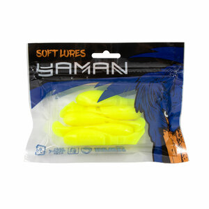 Виброхвост YAMAN PRO Boost Up, р.3 inch, цвет #02 - Chartreuse (уп. 5 шт.), фото 5