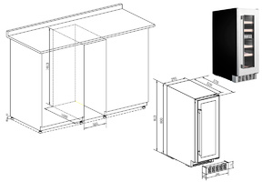 Винный шкаф Temptech OX30DX, фото 6