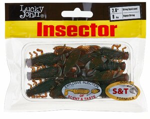 Виброхвосты съедоб. искусст. LJ Pro Series INSECTOR 2,8in (07.00)/085 8шт., фото 4