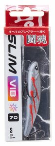 Воблер тонущий вертикальный LJ Pro Series SLIM VIB S 70.00/356, фото 4