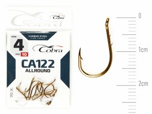 Крючки Cobra Allround OKIAMI сер. CA122 разм. 004 10шт., фото 2