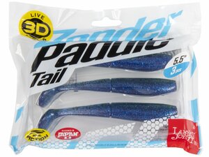 Виброхвосты LJ 3D Series ZANDER PADDLE TAIL 5.5in (14.00)/Z13 3шт., фото 4