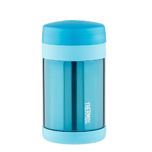 Термос детский для еды Thermos F3024TL Stainless Steel (0,47 литра), с ложкой, мятный, фото 3