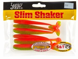Виброхвосты съедоб. искусст. LJ Pro Series SLIM SHAKER 4in (10.00)/Z12 6шт., фото 4
